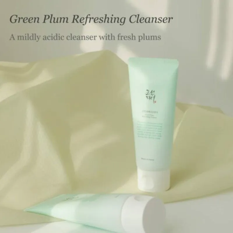 Beauty of Joseon Green Plum Refreshing Cleanser 100ml    Green Plum Refreshing Toner: AHA   BHA 150ml SET