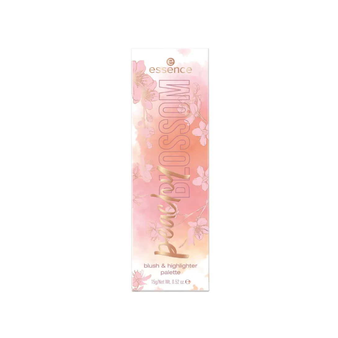 Essence peachy BLOSSOM blush & highlighter palette
