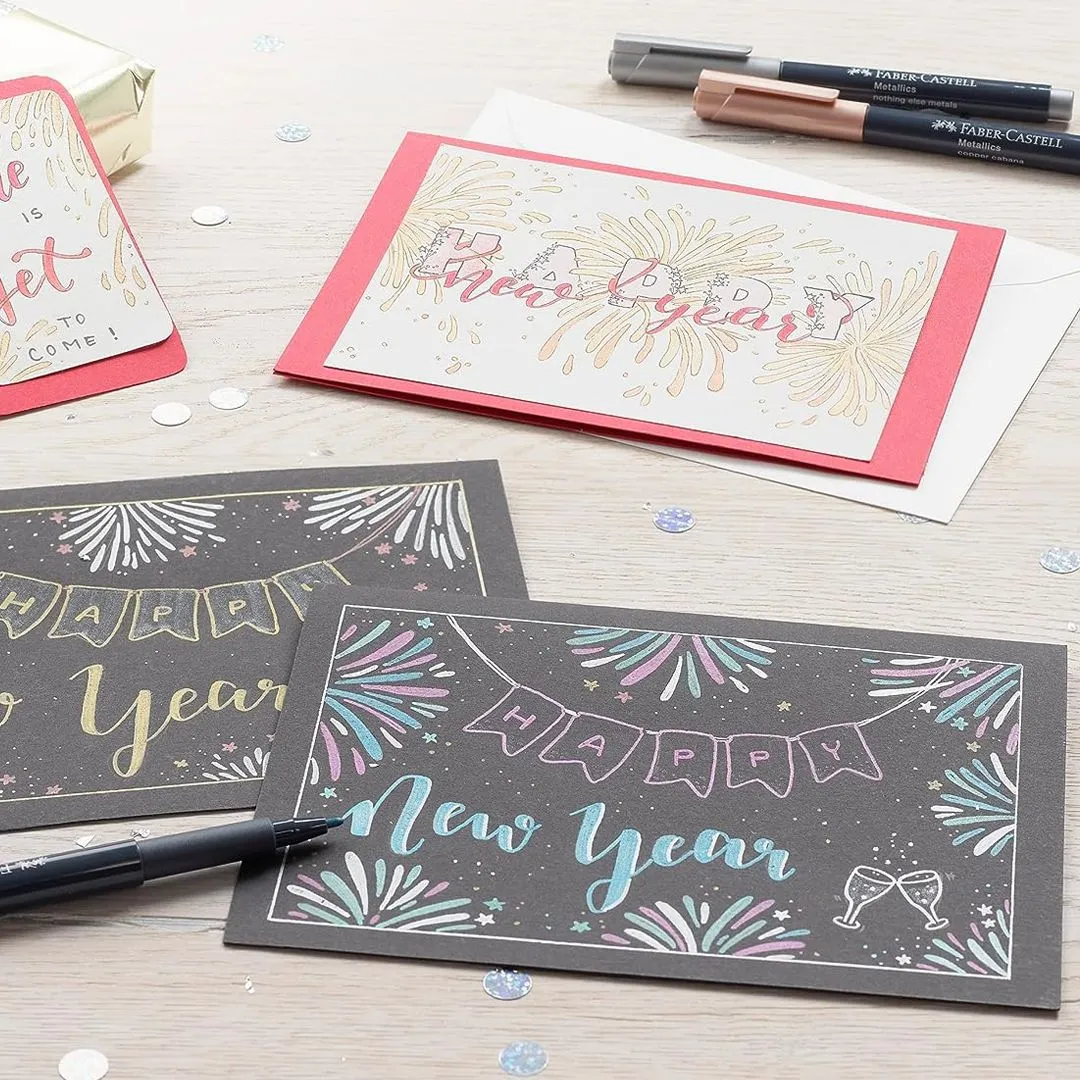 Faber-Castell Glitter Marker Set ( Pack of 4 )
