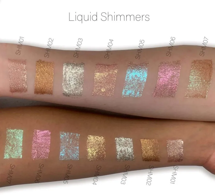 Liquid Shimmer Rose with glitter finish SHM04