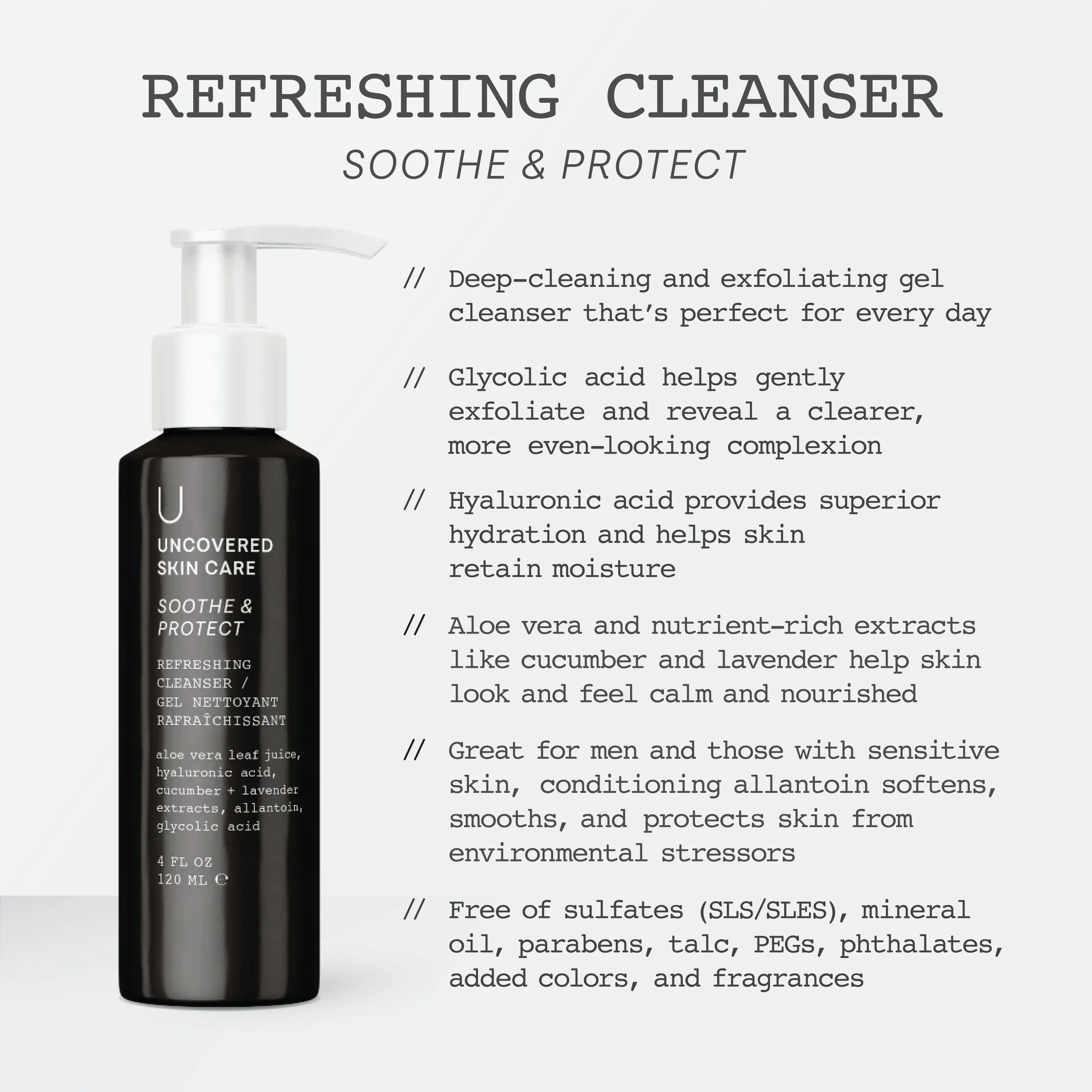 Refreshing Cleanser - Soothe & Protect