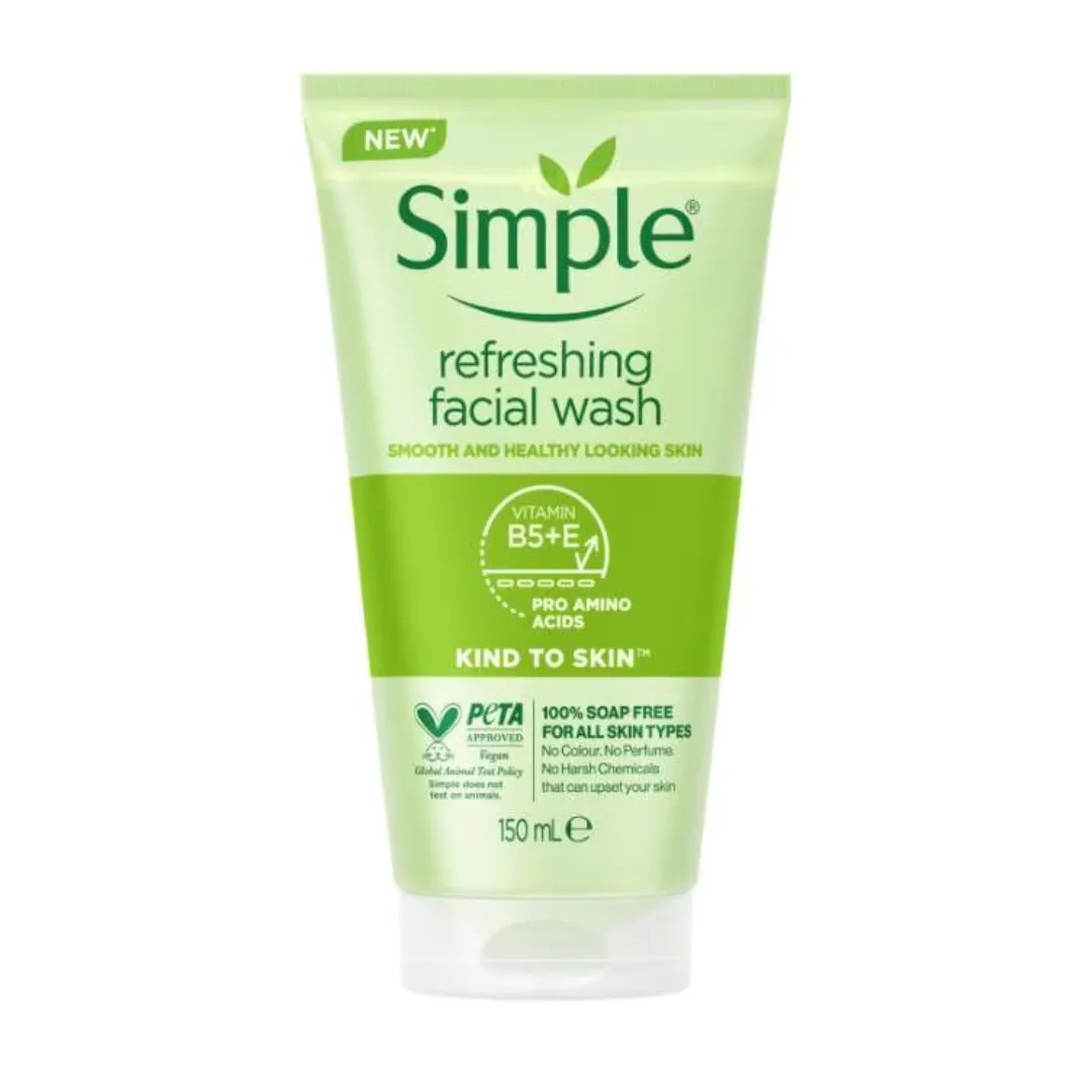 Simple Kind To Skin Refreshing Facial Wash